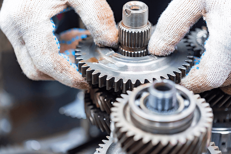 Automatic transmission rebuild in progress