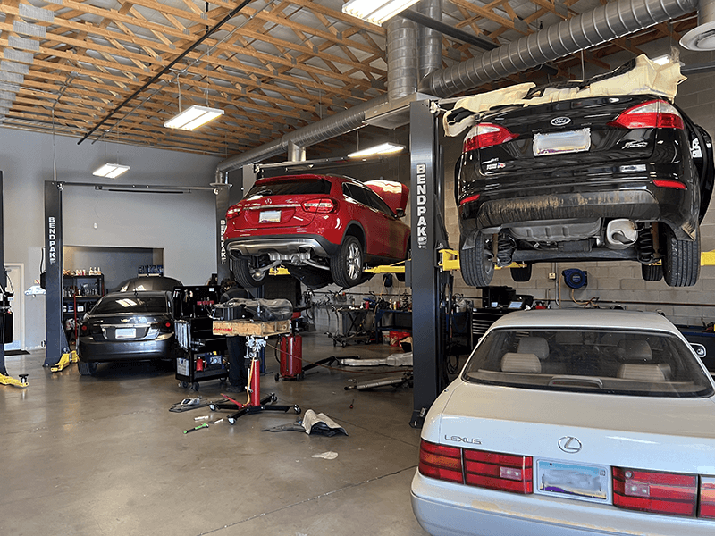 Auto Care Experts repair bays in Gilbert, AZ