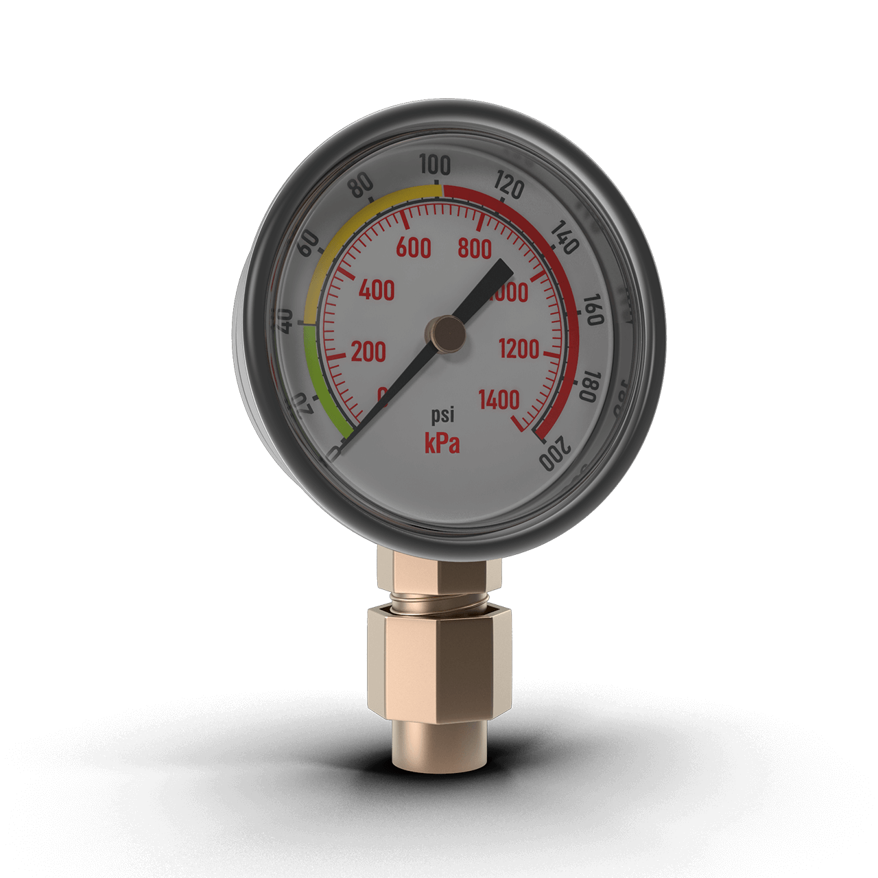 Diagnostic pressure gauge